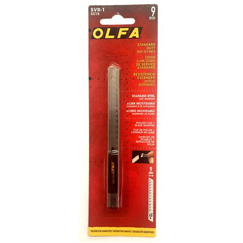 Olfa 9mm Stainless Steel Utility Knife Svr 1