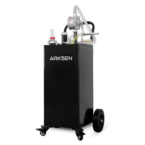 Arksen 35 Gallon Gas Caddy Fuel Tank Portable Storage Transfer Gasoline