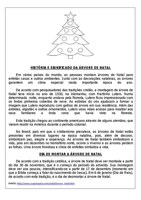 Varal De Atividades HistÓria E Significado Da Árvore De Natal