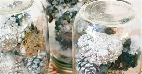 Diy Snow Globe Quirky Christmas Pinterest Christmas Mason Jars