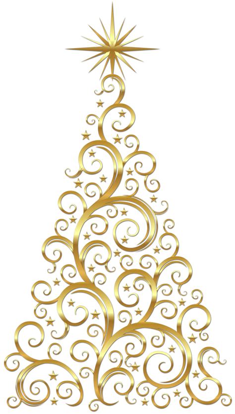 Gold Scroll Christmas Tree Christmas Trees Pinterest Christmas