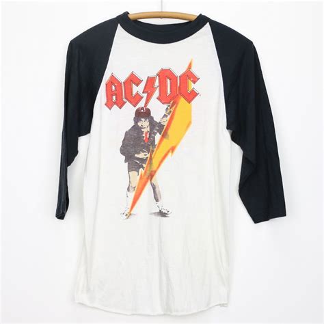 Dirty deeds done dirt cheap by ac/dc live at river platelisten to ac/dc: Vintage ACDC High Voltage Shirt 1970s | Acdc shirt vintage ...