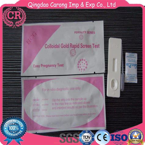 China Rapid Test Pregnancy Diagnostic Test Hcg Strip Cassette China