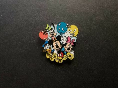 Jerry Leigh Happy Birthday Fab 4 With Balloons Htf Disney Pin 80160