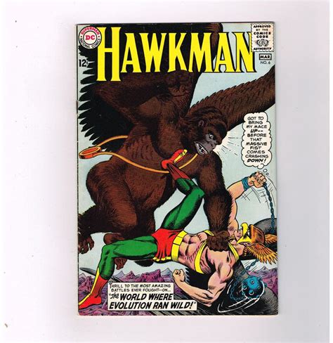 Hawkman V1 6 Grade 70 Silver Age Find From Dc Comics Hawkman