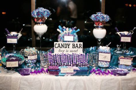 Pin By 💝tamekia Cotright💝 On Wedding Ideas Purple Candy Bar Blue