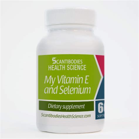 Vitamin E And Selenium Health And Personal Care