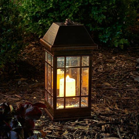 Outdoor Solar Lantern Hanging Light Led Garden Lamp