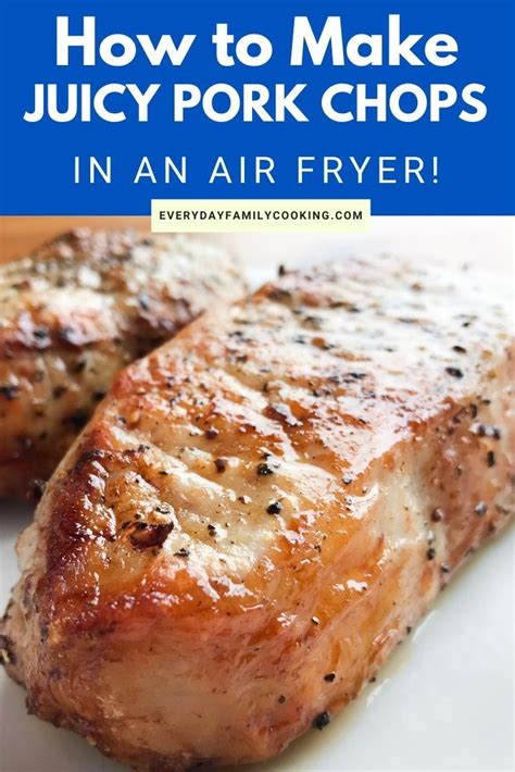 If the pork chops in the meat case all appear to be this thin, ask the butcher if he or she can cut you chops that are an inch thick each. The basic way to make air fryer boneless pork chops with thin-cut or thick-cut pork chops. They ...
