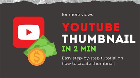 How To Make A Thumbnail For Youtube Videos Vsedash