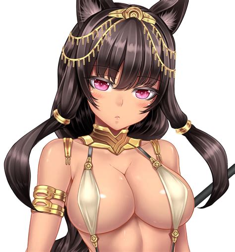 Wallpaper Anime Girls Bare Shoulders Big Boobs