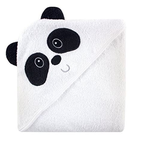 Luvable Friends Animal Face Hooded Towel Panda Panda Things