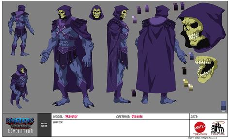 Skeletor Character Sheet Motu Revelation By Michaelxgamingph On