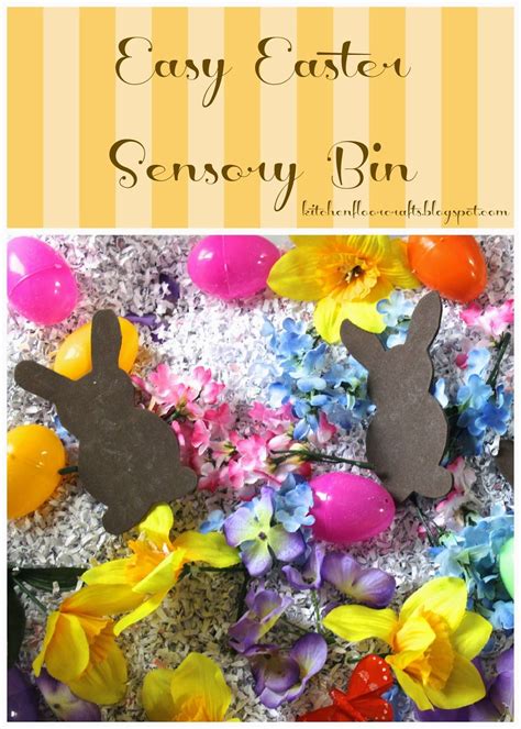 If you're worried about mess, you have a few options: Easy Easter Sensory Bin | Sensory bins, Easter