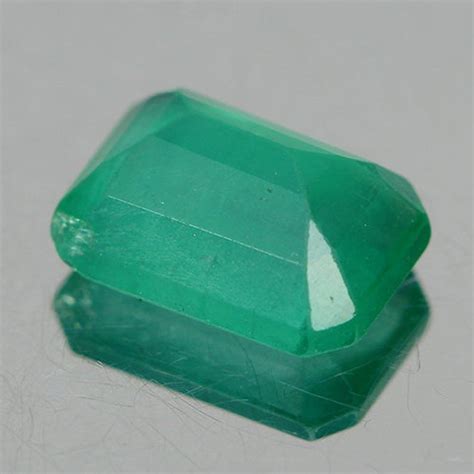 Dark Green Lab Certified Natural Panna Zambian Emerald Stone Carat 2