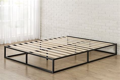 The frame consists of head, foot and side rails. Zinus Joseph Modern Studio 10 Inch Platforma Low Profile ...