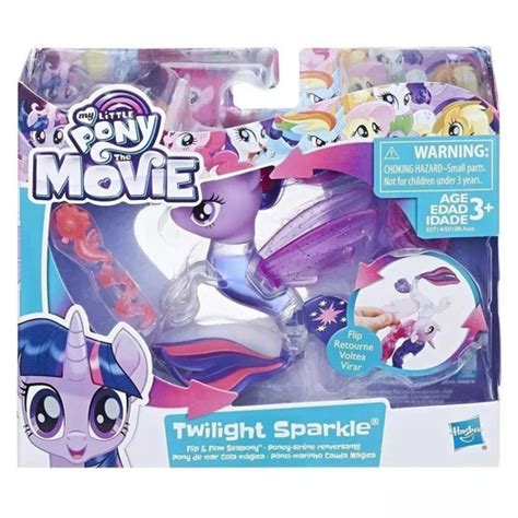 Twilight Sparkle Pony De Mar Sirena Cola Magica Seapony Flip Mercadolibre