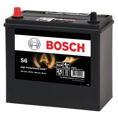 Bosch Automotive S6535b Bosch S6 High Performance Agm Batteries