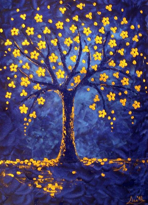 Tree Of Life Painting Large Size By Artonlinegallery On Etsy 22000