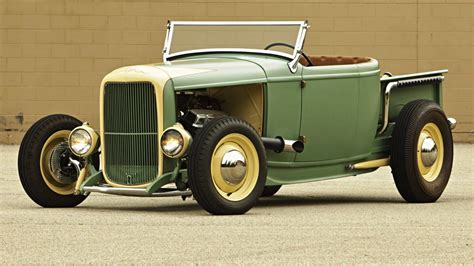 Vintage Green Car Car Hd Wallpaper Wallpaper Flare