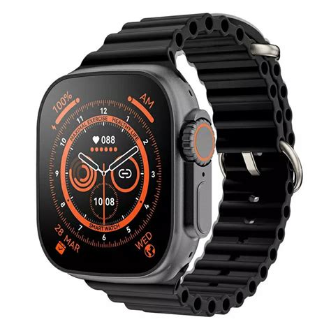 wando smartwatch x8 ultra bluetooth call nfc 2 08 inch waterproof fitness watches wireless