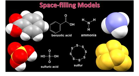 Molecular Models — Ball And Stick Model And Space Filling Model Expii