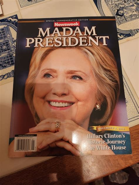 Hillary Clinton Madam President Newsweek Recalled Error Magazine 2016 Trump Ebay