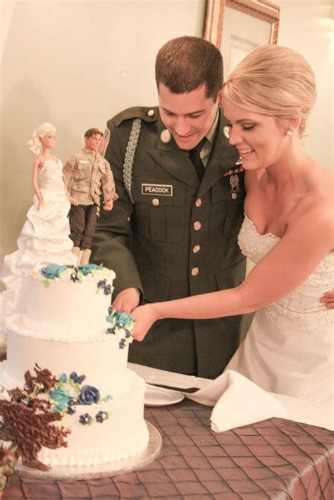 Army Wedding Cake Toppersbarbie And Gi Joe Army Wedding Patriotic