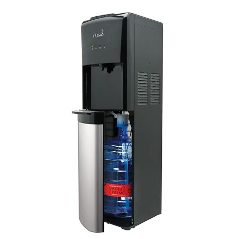 Primo Bottom Load Piping Hot/Ice Cold Water Dispenser Black Cooler 3-5 ...