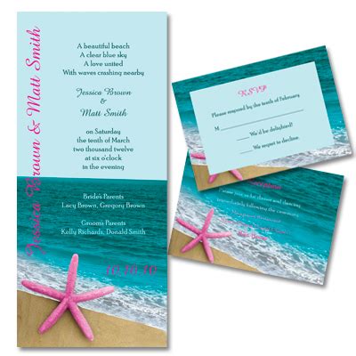 If you're having a beach theme wedding, let your guests know ahead of time by sending them a beach theme wedding invitation! Beach Wedding Theme: Wedding Invitation Ideas