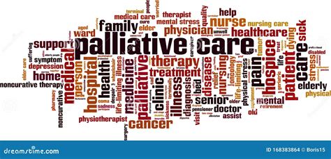 Palliative Care Word Cloud Stock Vector Illustration Of Limiting