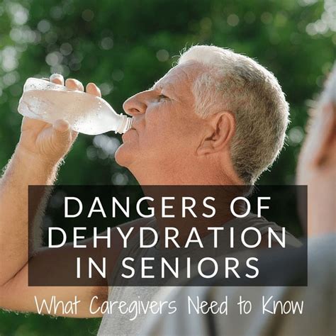 Dangers Of Dehydration In Seniors Medical Symptoms Senior Health