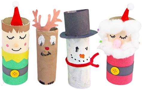 Christmas Toilet Paper Roll Craft Mitraland