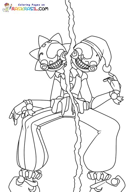 Sundrop Fnaf Coloring Page Coloring Home