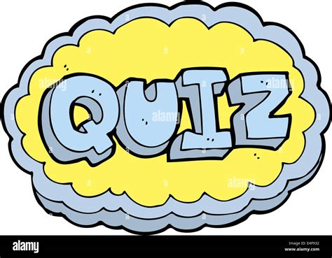 Cartoon Quiz Sign Hi Res Stock Photography And Images Alamy
