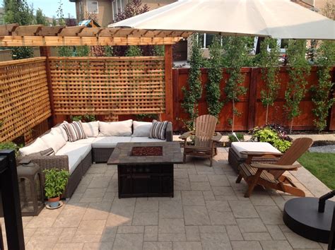 Modern Patio With Outdoor Seating And Fireplace European Garden Design