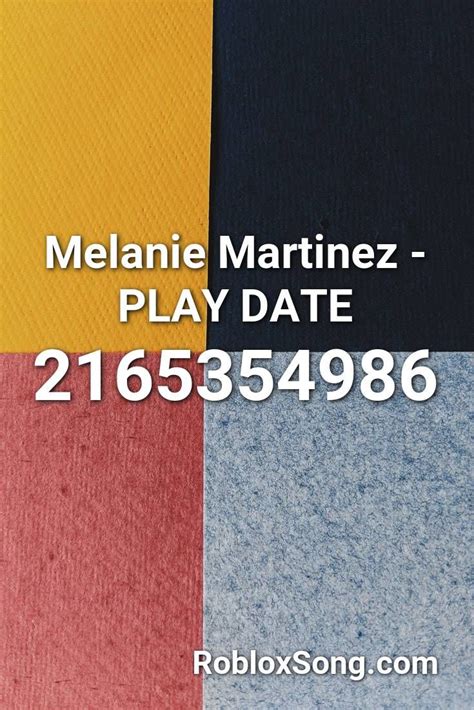 Melanie Martinez Play Date Roblox Id Roblox Music Codes Melanie
