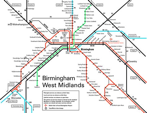 Treibende Kraft Ornament Hymne West Midlands Trains Map Auch Gebrochen