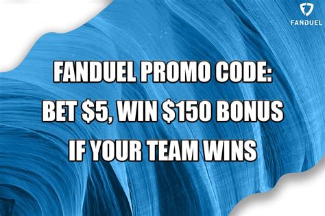 fanduel promo code bet 5 win 150 bonus if your team wins ravens jaguars