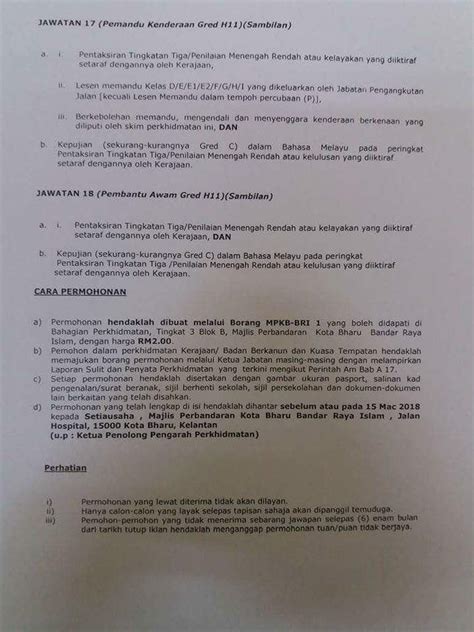 ^ the full name in english is the islamic city of kota bharu municipal council. Jawatan Kosong di Majlis Perbandaran Kota Bharu Bandar ...
