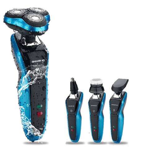 Put the trimmer on its lowest setting and trim down all of the hairs. Electric Shaver for Men LED Display Whole Body Washing ...