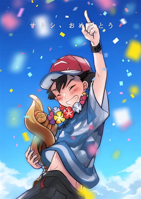 Satoshi Pokémon Ash Ketchum Pokémon Anime Image By Pixiv Id