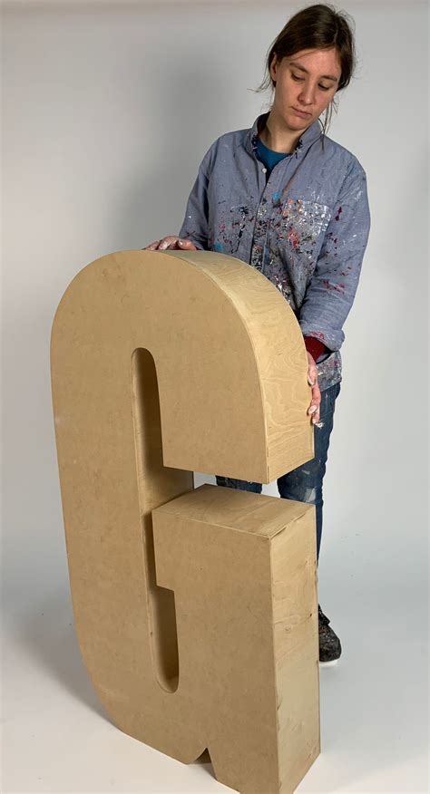 Large Wooden 3d Letters Mdf And Plywood Free Standing Great For Events