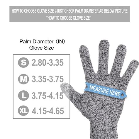Yinenn 2 Pairs Cut Resistant Gloves Food Grade Level 5 Hand Protection