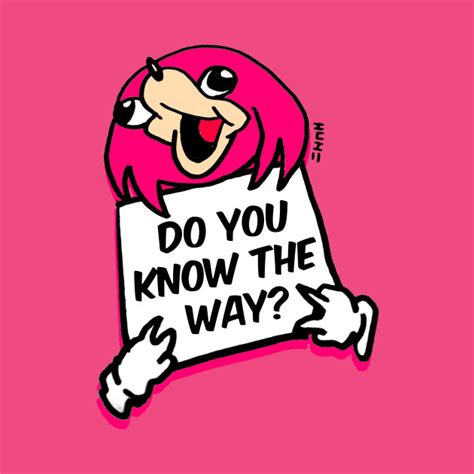 Do You Know The Way Knuckles Meme Do You Know The Way Meme Tapestry