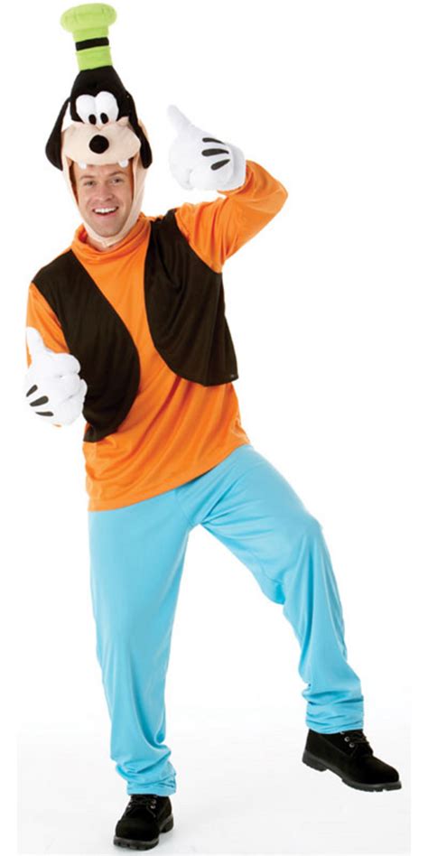 C982 Licensed Disney Goofy Mens Fancy Dress Up Party Halloween Adult