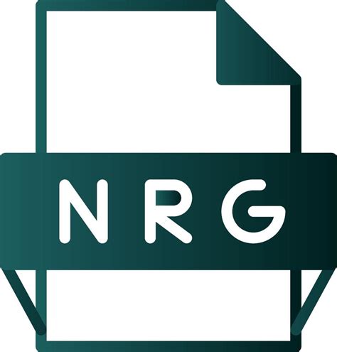 Nrg File Format Icon 15575222 Vector Art At Vecteezy