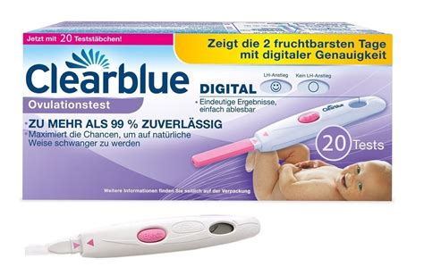 Zu dessen beginn bildet es der ovulationstest positiv, sind. time4baby - Online-Shop Clearblue Digital Ovulationstest ...