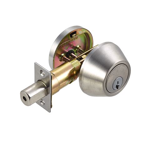The crisp, clean appearance of the satin nickel finish adds to the overall look of the product and brings a modern feel. Dorex Signature Deadbolt - Stainless Steel | Discount Door ...