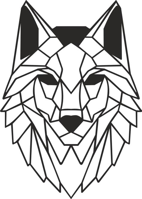 One line drawing of woman's face. wolf face png - Wolf Metal Wall Art Decor Portraits - Wolf ...